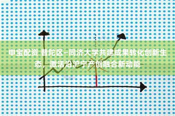 申宝配资 普陀区—同济大学共建成果转化创新生态，激活沿沪宁产创融合新动能